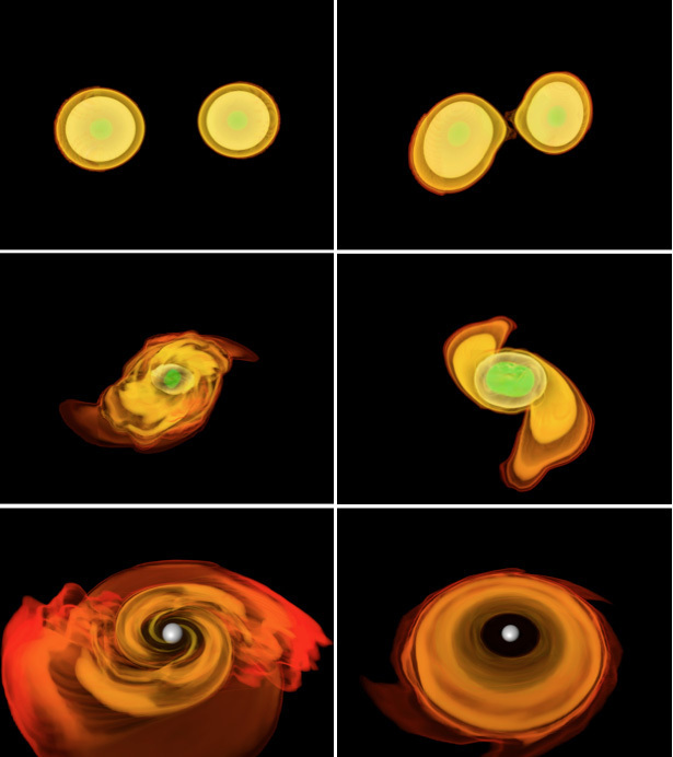 Binary Neutron Star merger simulation. © Bruno Giacomazzo and Luciano Rezzolla (AEI), Ralf Kähler (AEI/ZIB)
